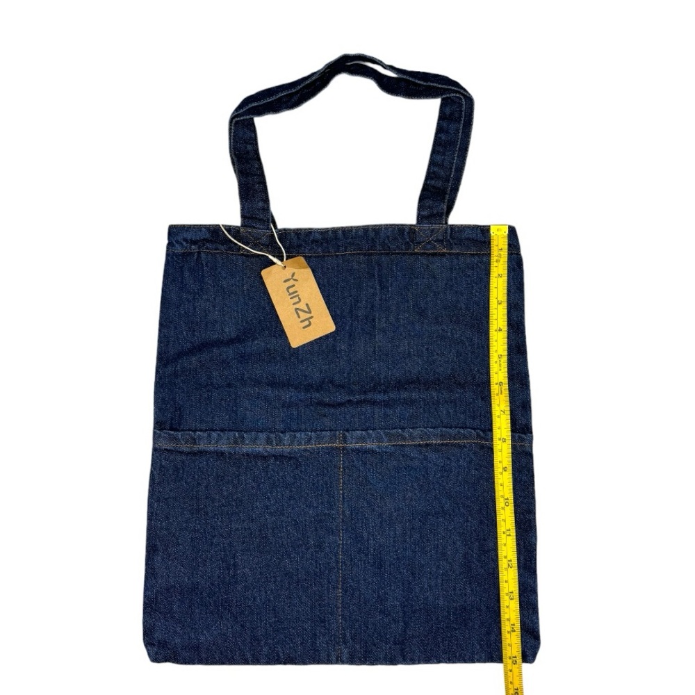 NWT Yunzh Canvas Bag Denim Tote
